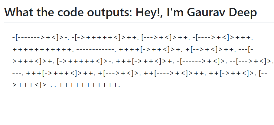 Brainf**k Interpreter